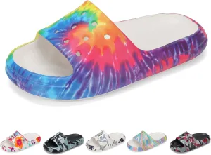 Kids Cloud Slides Boys Girls Non Slip Slip On Shower Sandals, Comfort Slippers for Summer, Pool, Beach, and Water Activities