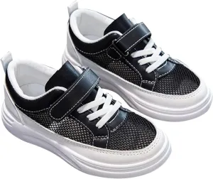 Kids Open Toe Lace-Up Sport Shoes Boys Girls Memory Foam Soft Sole Sneaker Mesh Breathable Comfy Non Slip Loafers Shoes
