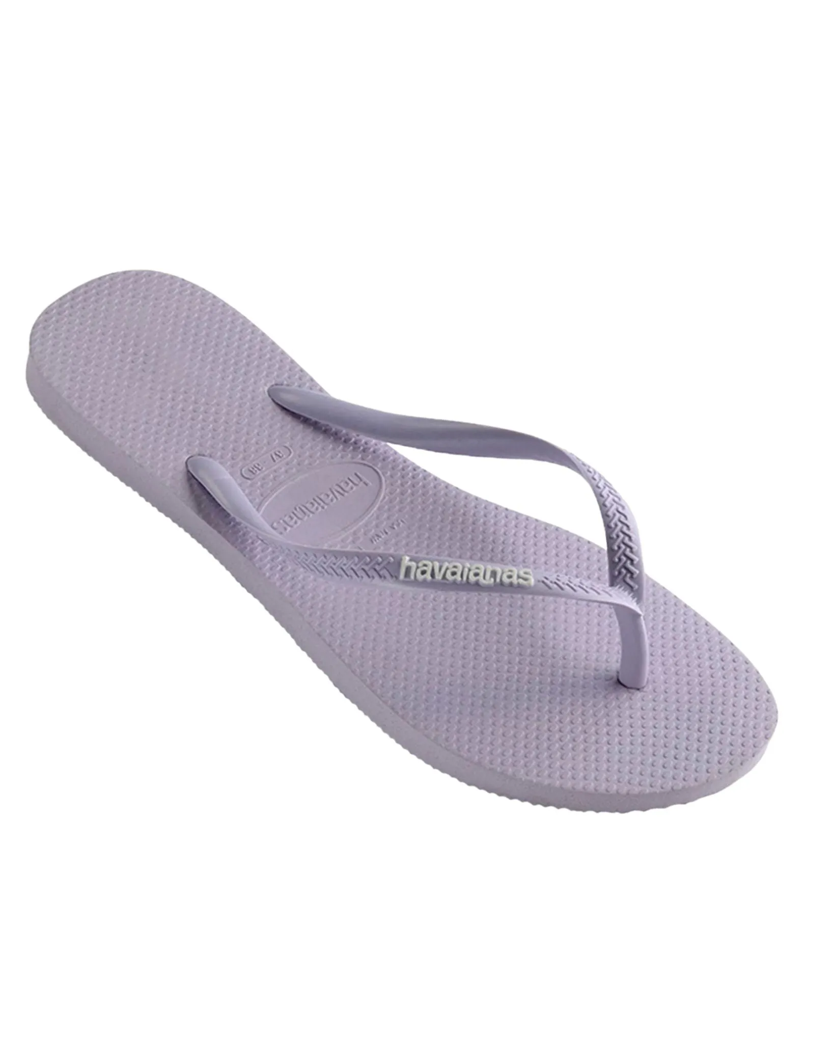 Kids Slim Rubber Logo Thongs