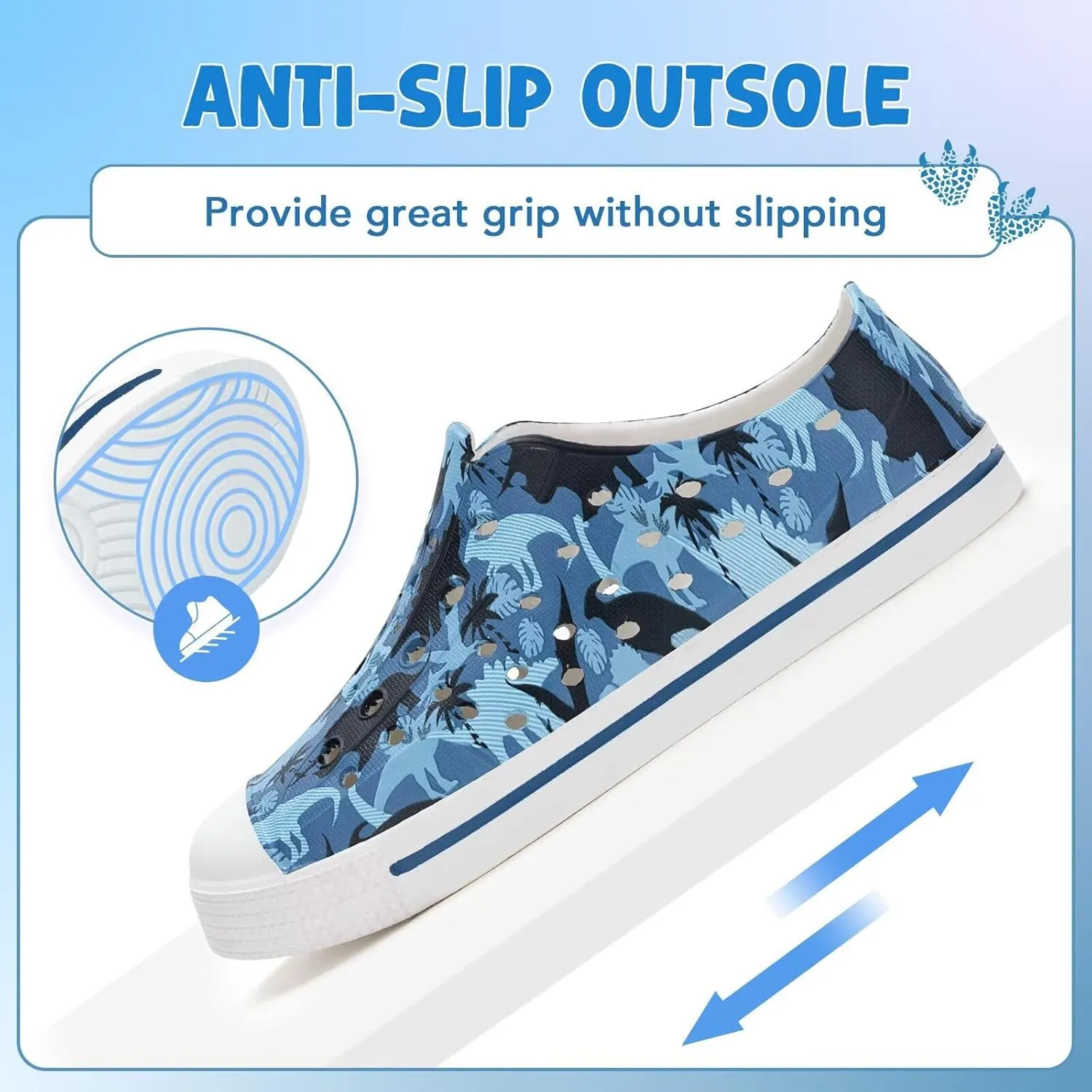 Kids Toddler Water Shoes Boys Girls Quick Dry Sandals Children Slip On Breathable Beach Swim Sneakers Outdoor/Indoor