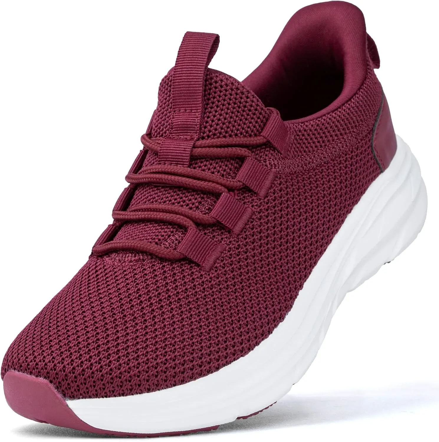 KOLILI Women's Wide Toe Box Shoes Easy Slip On Cushion Walking Sneakers