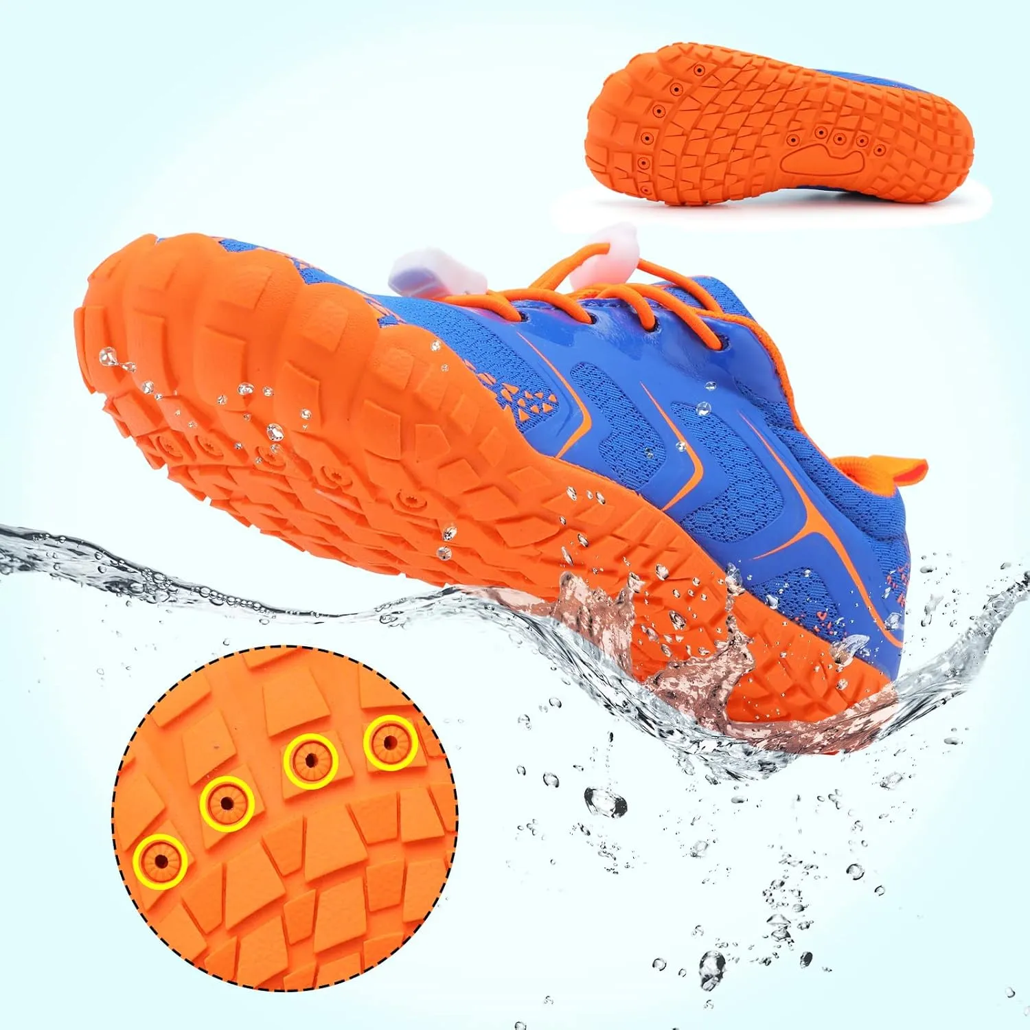 L-RUN Kids Water Shoes Boys Girls Barefoot Water Hiking Shoes Indoor Outdoor Quick Dry Athletic Sneaker Shoes