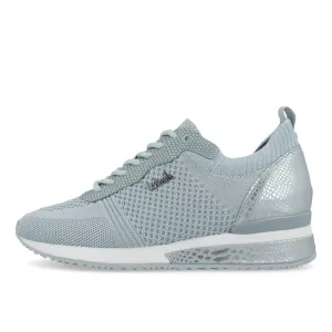 La Strada 2101400 Knitted Sneaker Damen Light Blue Knitted Snake