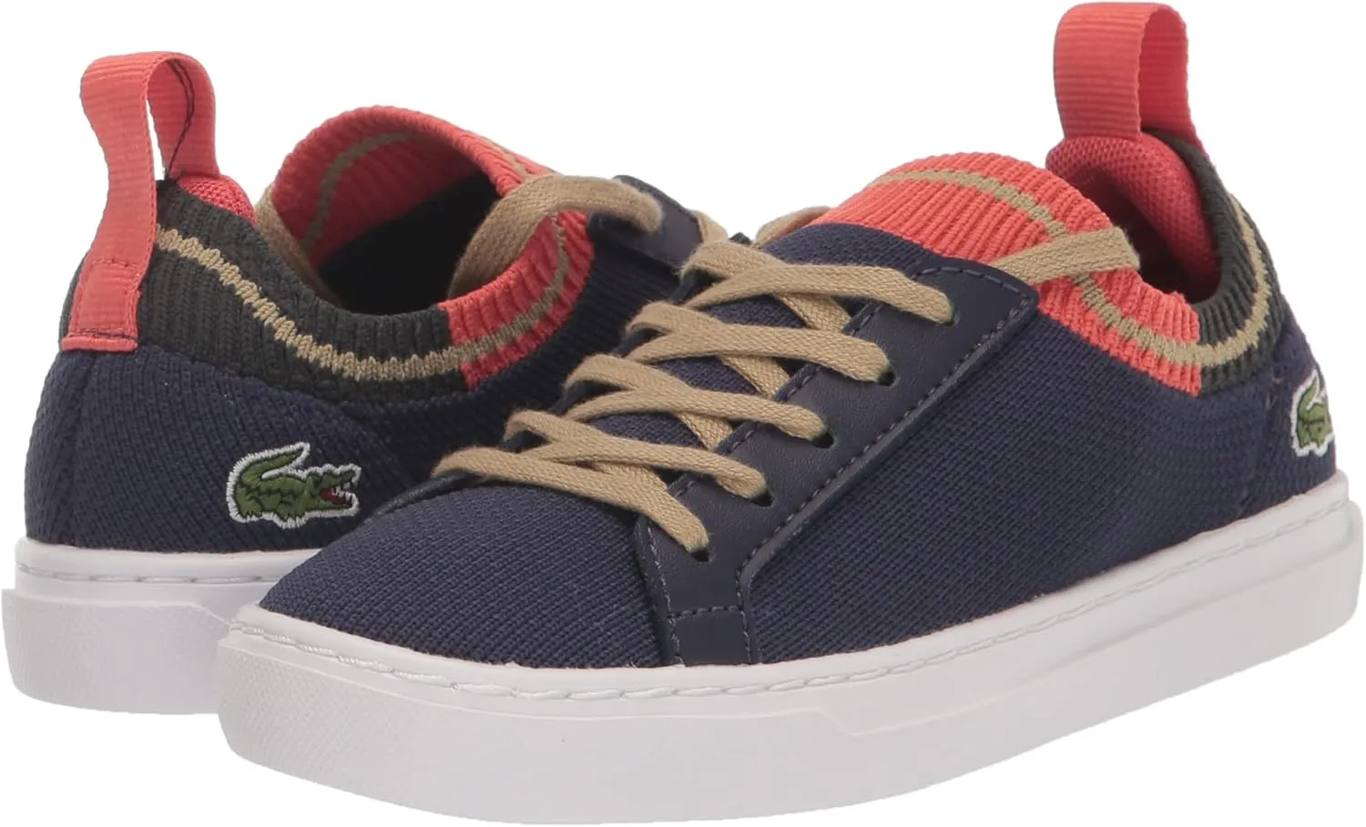 Lacoste Kids' La Pique Tricolor Sneaker