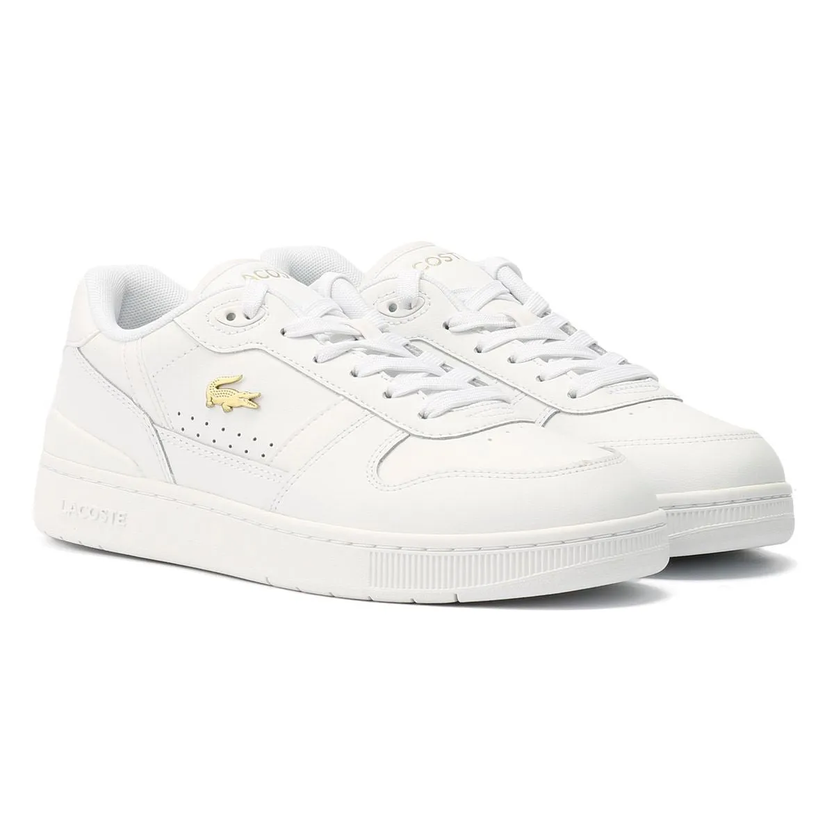 Lacoste T-Clip Leather Women's White Trainers