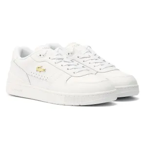 Lacoste T-Clip Leather Women's White Trainers