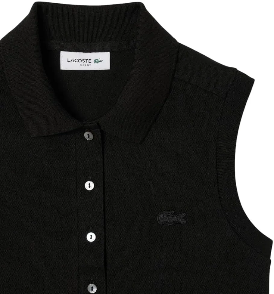 Lacoste Women's L.12.D Slim Fit Sleeveless Polo