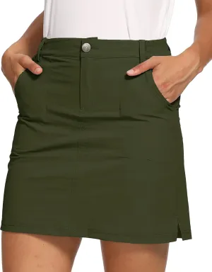 LastFor1 Women's Outdoor Skort Golf Skorts Active Athletic Skort UPF 50  Hiking Casual Skirt Quick Dry with Pockets