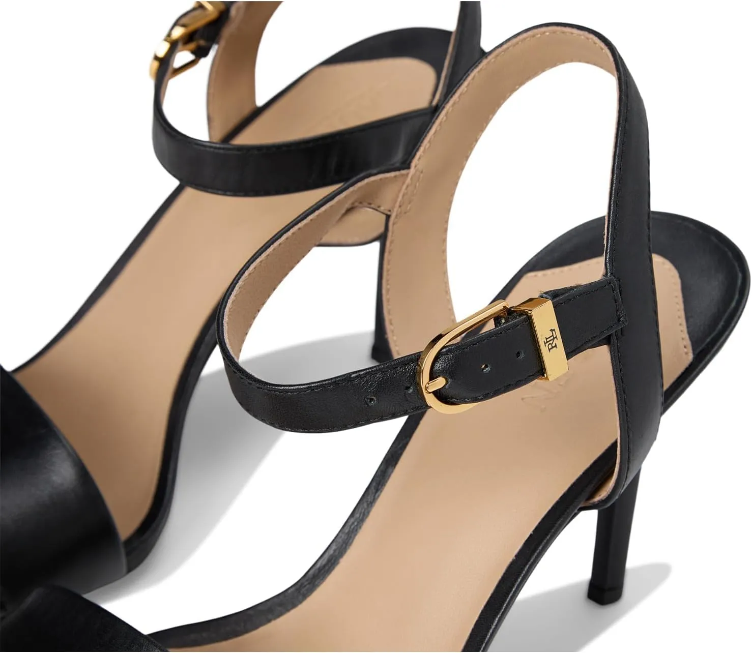 Lauren Ralph Lauren Women's Gwen Burnished Leather Sandal