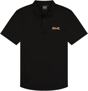 Le TIGRE Mens Classic Polo - Cotton, Polyester, and Elastane Blend Collared Short Sleeve Shirt with Button Closure