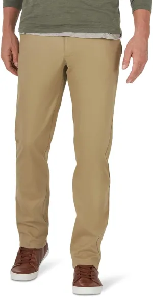 Lee Men's Extreme Motion Flat Front Slim Straight Pant
