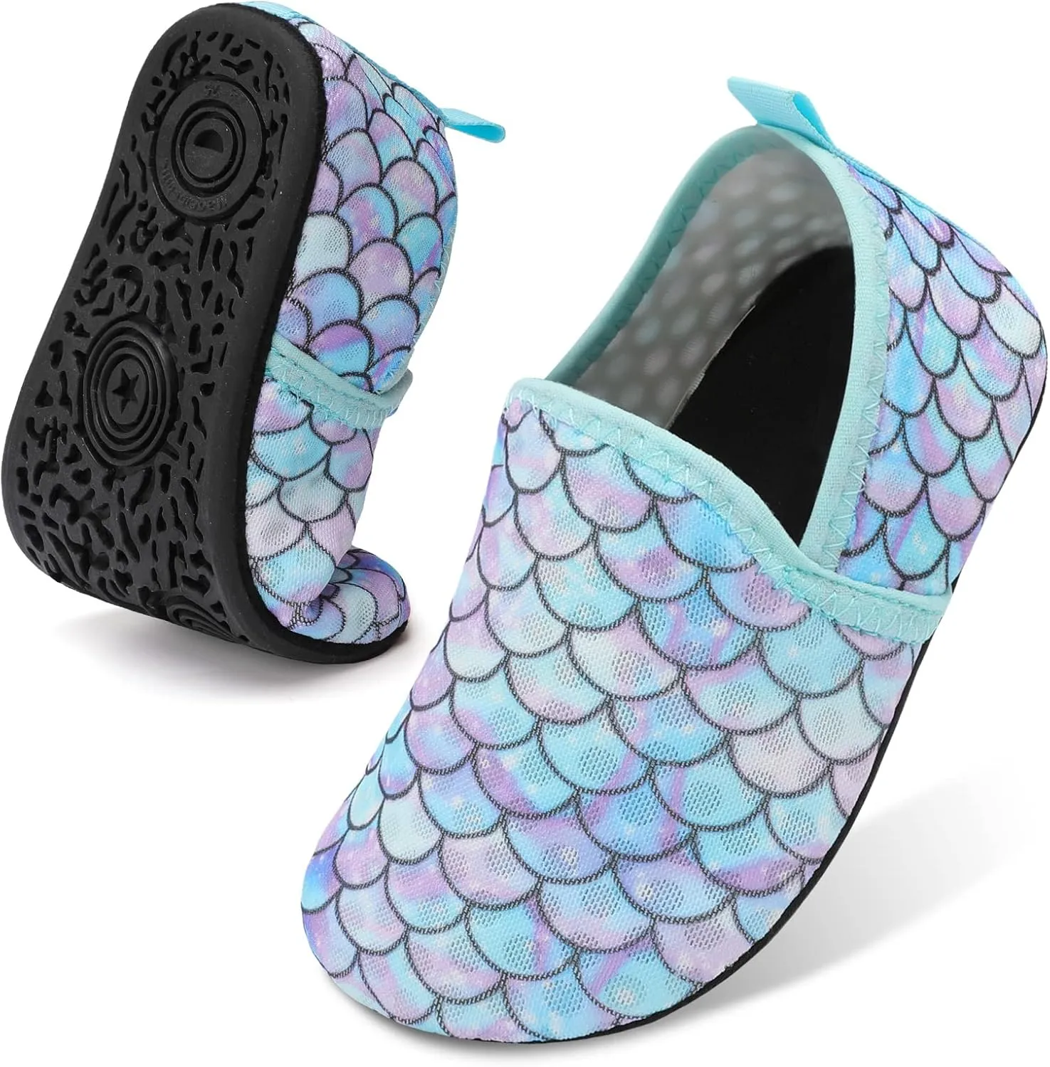 Lefflow Toddler Water Shoes Kids Quick Dry Beach Swim Socks Shoes Baby Non Slip House Slippers