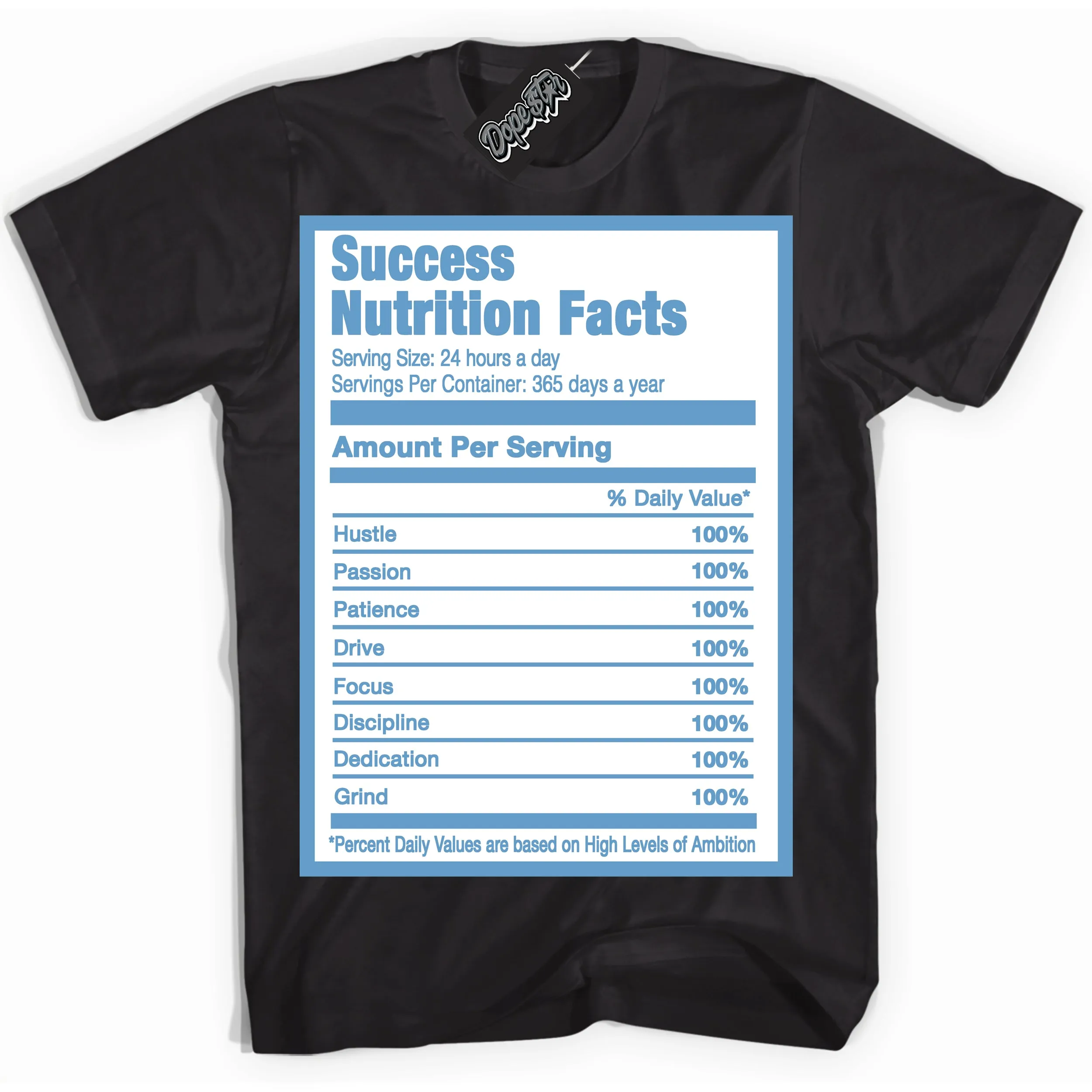 Legend Blue 1s Sneaker Shirt Success Nutrition Graphic