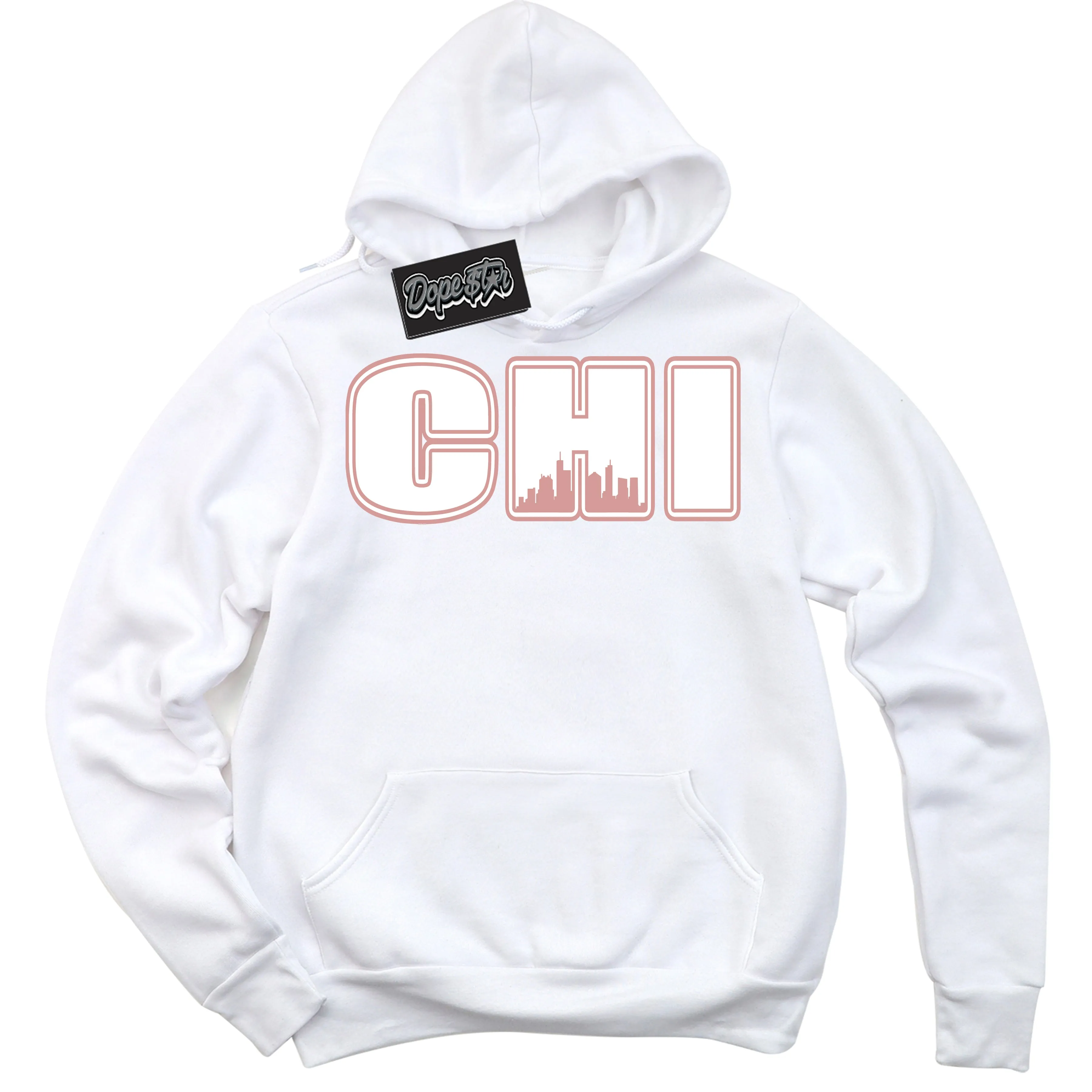 Legend Pink 1s Sneaker Hoodie Chicago Graphic