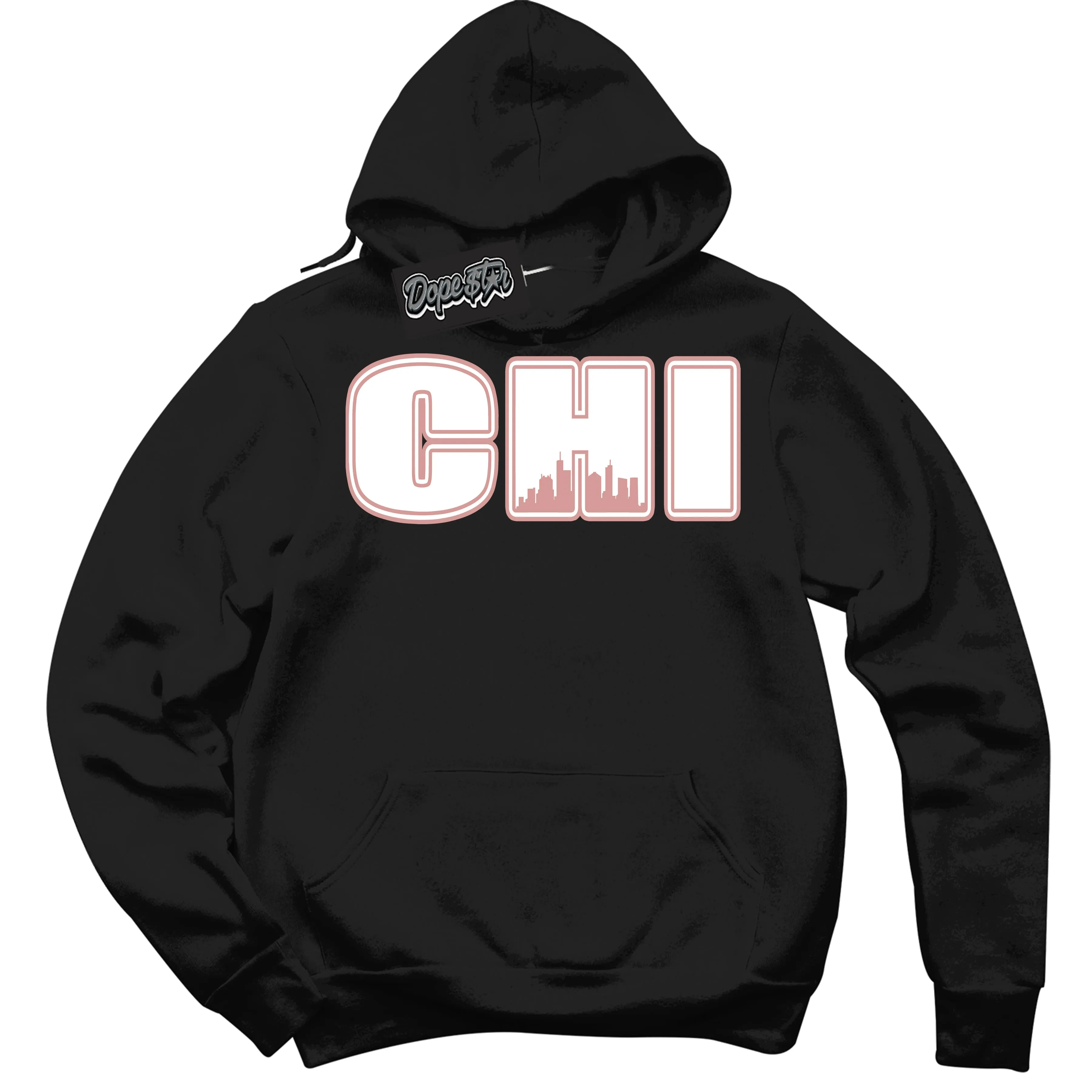 Legend Pink 1s Sneaker Hoodie Chicago Graphic