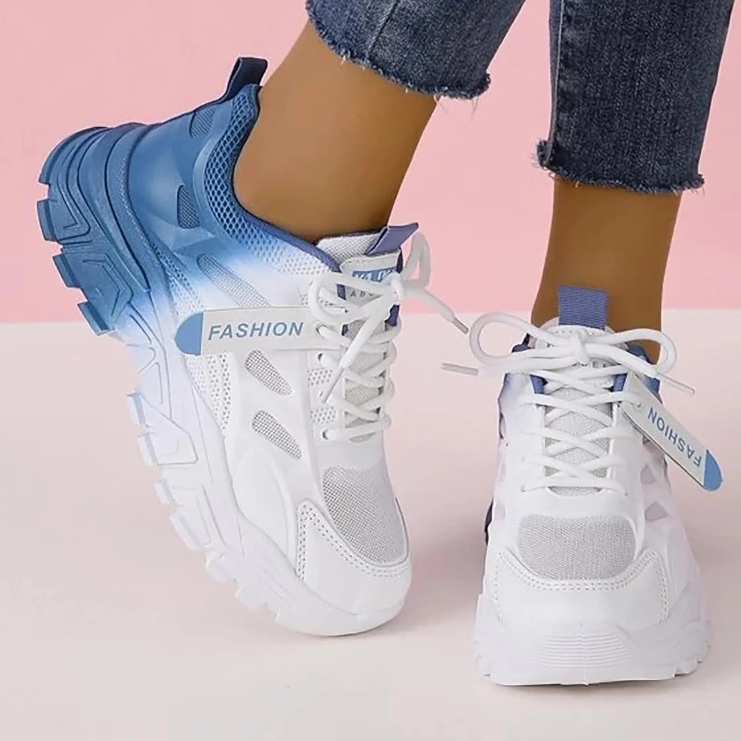 Leisure Summer Sport Shoes Running Shoes Breathable Fashion for Student and Teenagers Advantage Sneaker - Women's 7