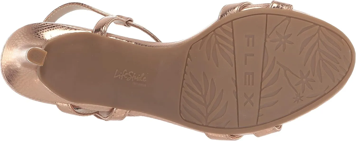 Lifestride Women's Miracle Strappy Heeled Sandal