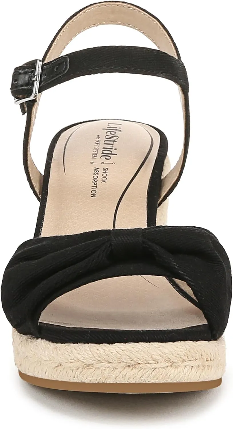 LifeStride Women's Tahlia Espadrille Wedge Sandal