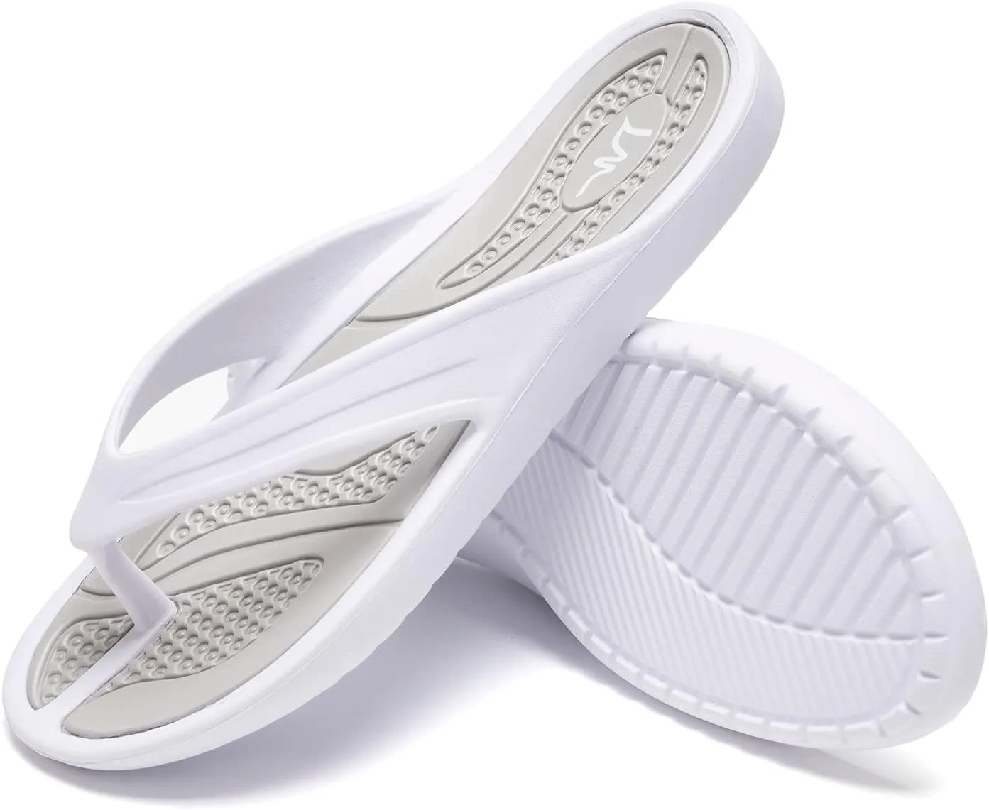 LM Women's Flip Flops Thong Sandals Casual Sandals Shower Shoes Beach Slippers Slides Slip on Water Shoes