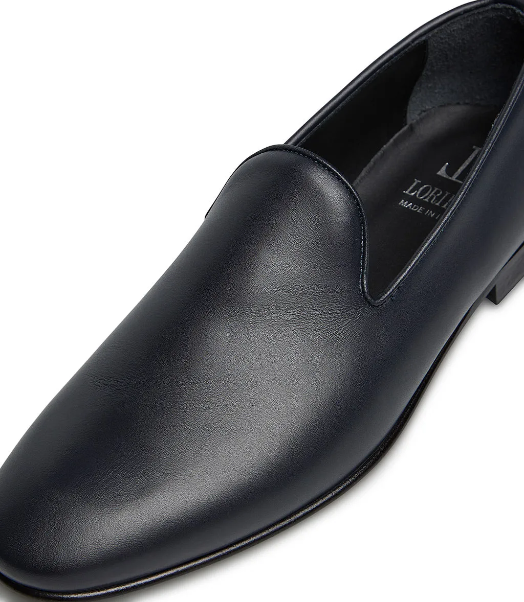 Loafer in vitello blu