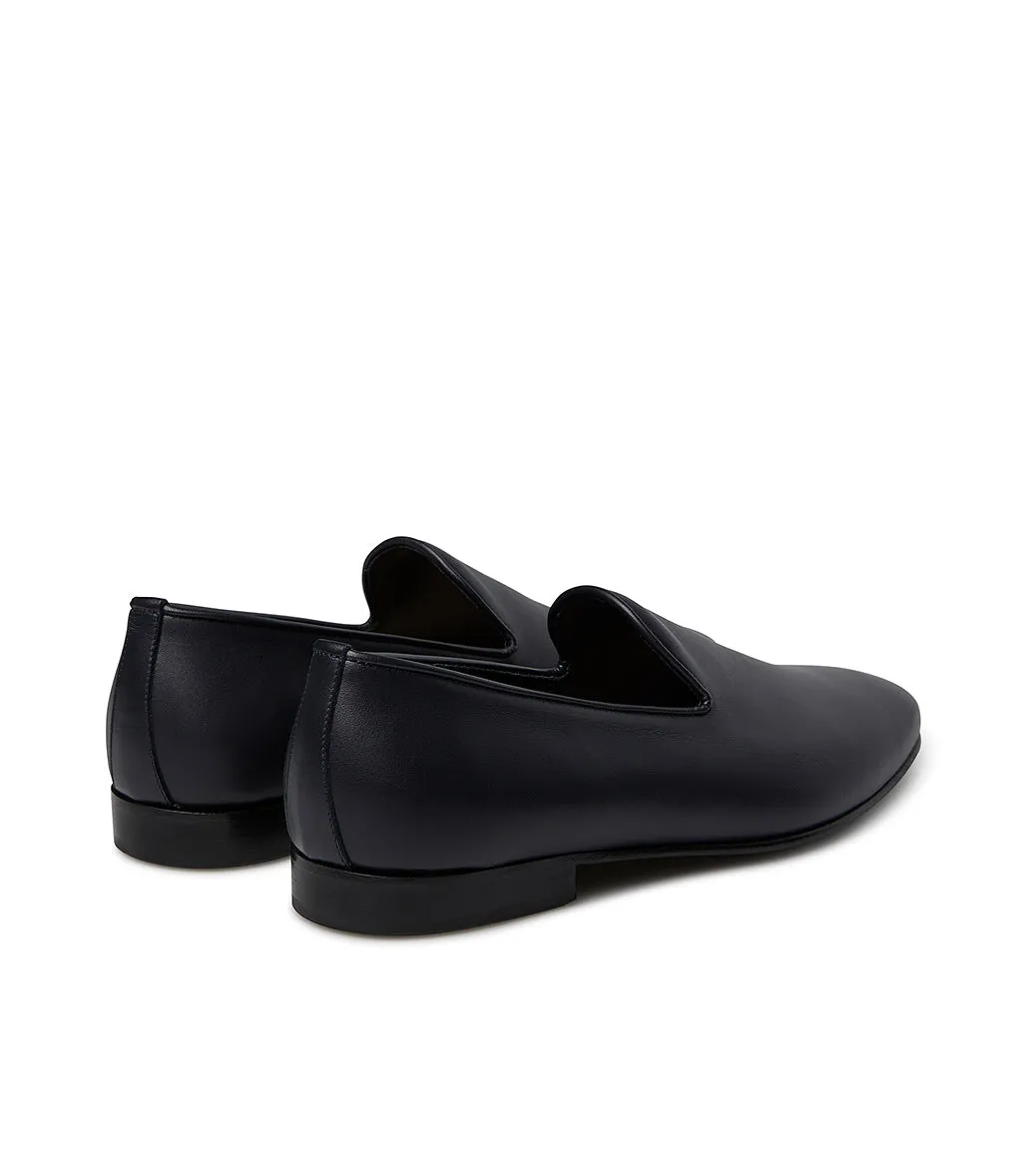 Loafer in vitello blu