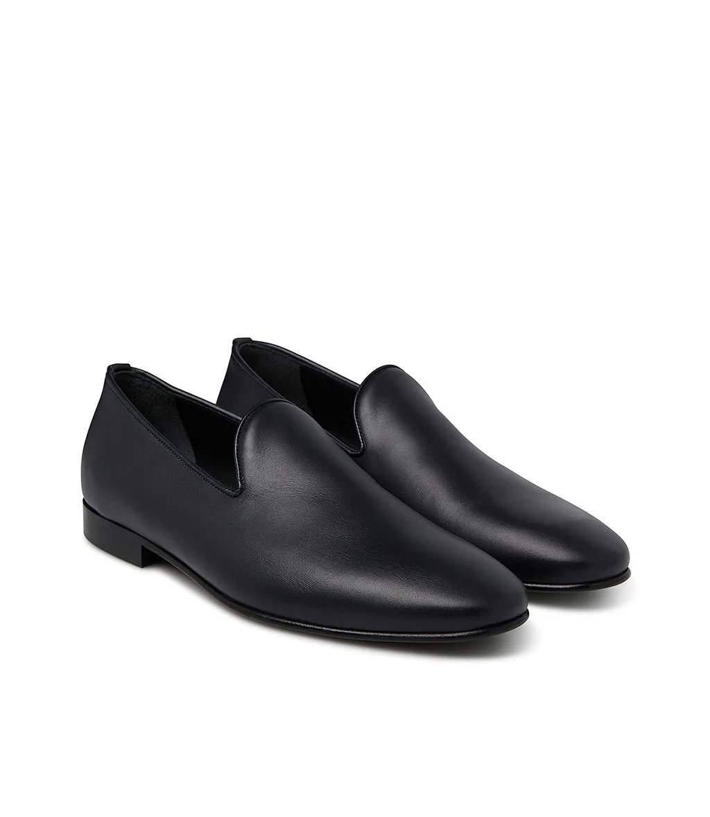 Loafer in vitello blu