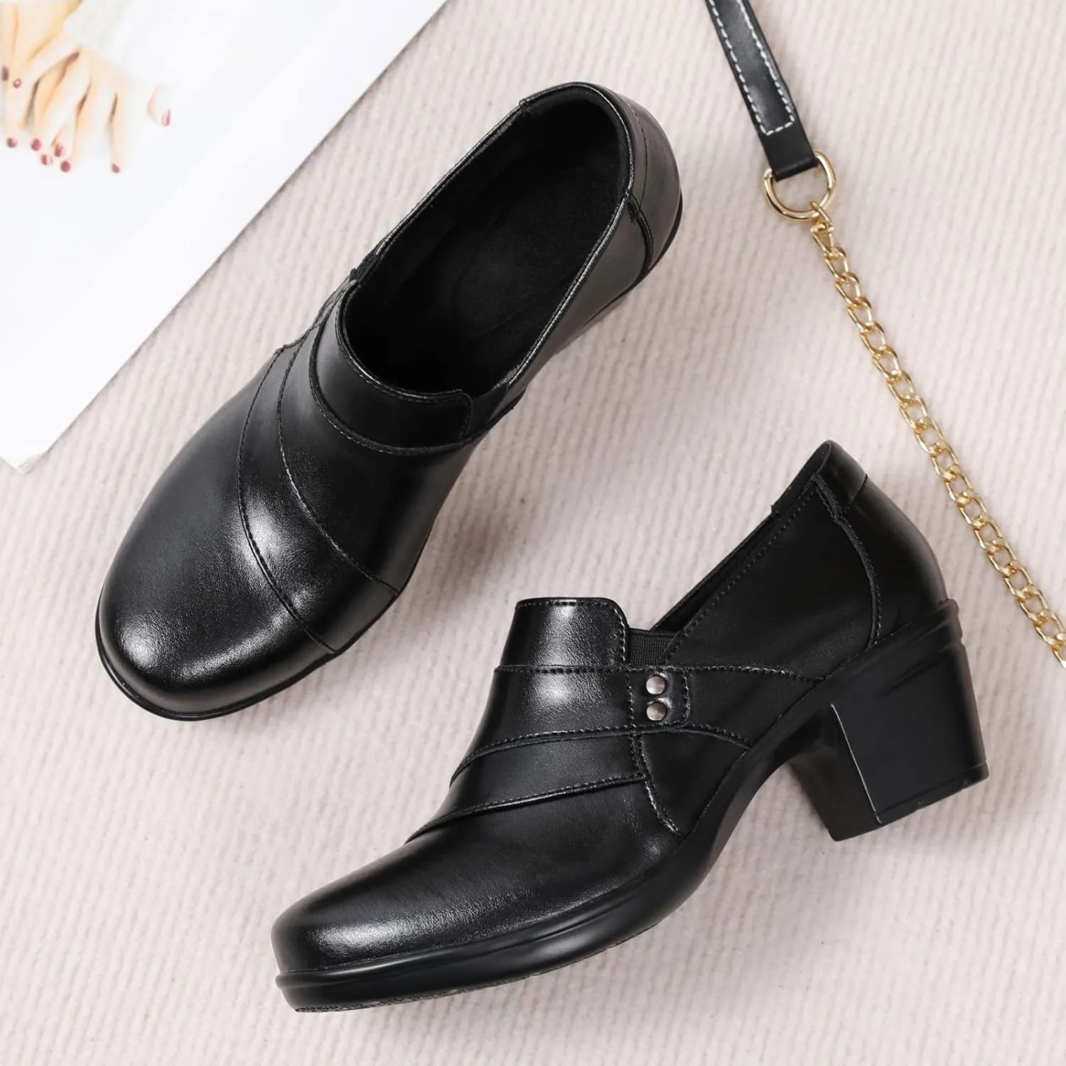 Loafers for Women Casual Comfortable Women's Pumps Shoes Loafers & Slip-ons Work Office Dressy Business Shoes