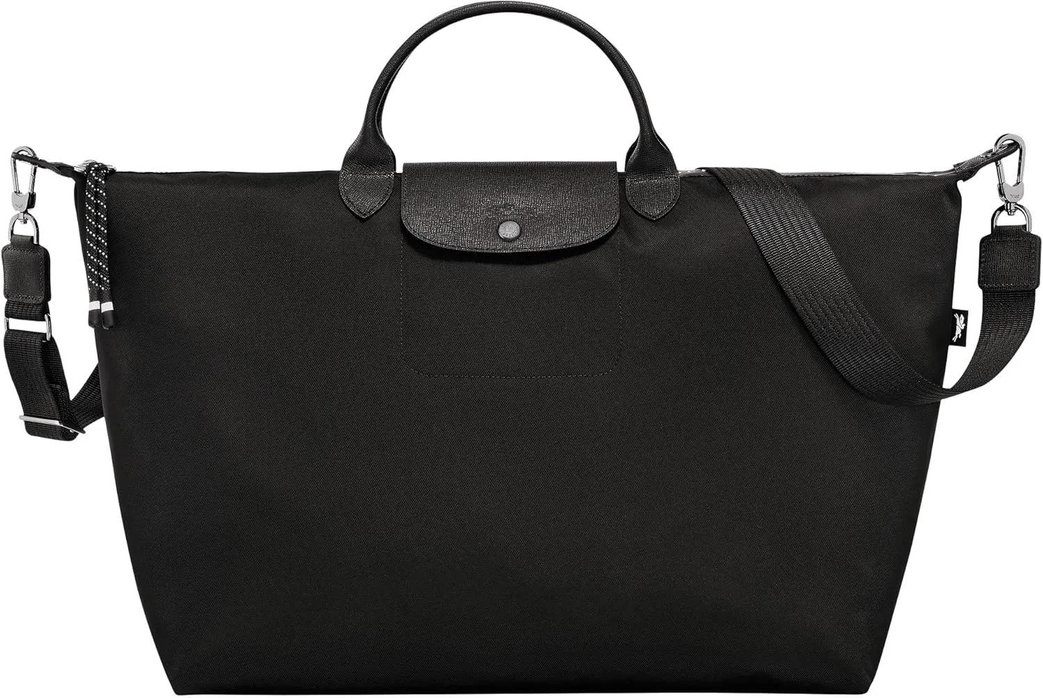 Longchamp 'Le Pliage Large Energy Canves Top Handle Tote Shoulder Bag, Black