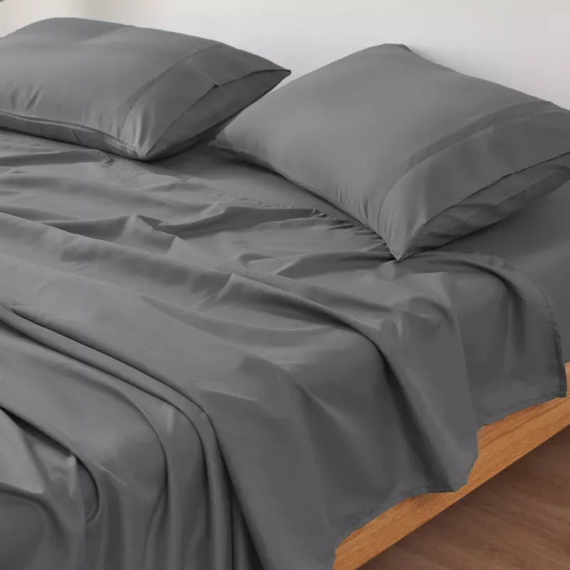 Luxury Cotton Sheet Set - Breathable, Soft & Silky