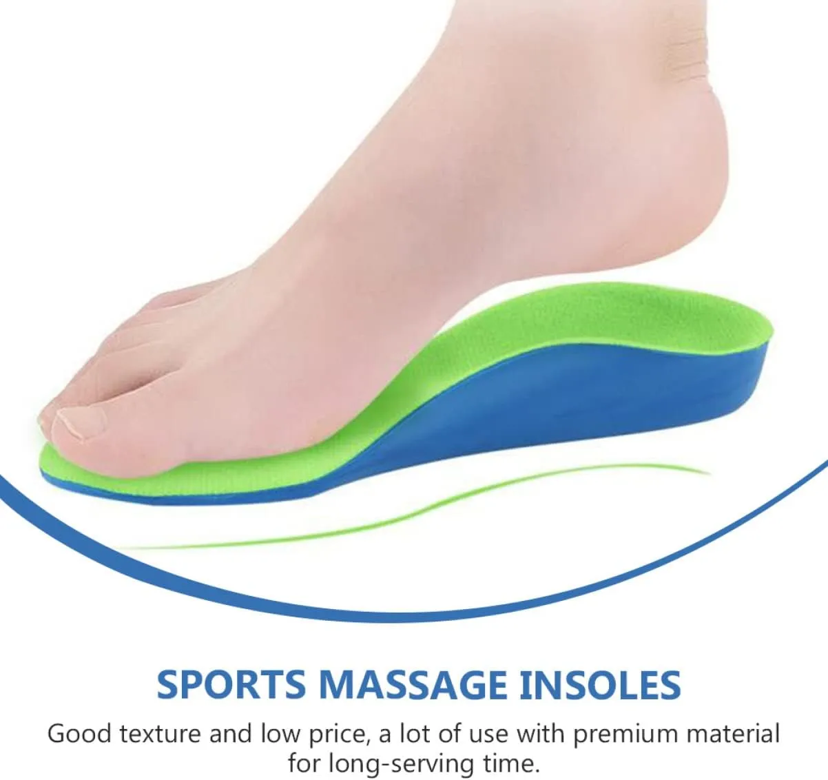 MAGICLULU 1Pair Orthotic Insole for Durable Arch Support Shoe Pad with Advanced Cushioning Ergonomic Design Breathable Material for Comfort and Relief from Foot