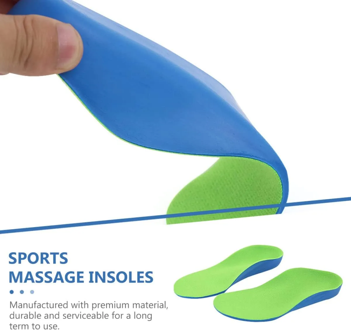 MAGICLULU 1Pair Orthotic Insole for Durable Arch Support Shoe Pad with Advanced Cushioning Ergonomic Design Breathable Material for Comfort and Relief from Foot