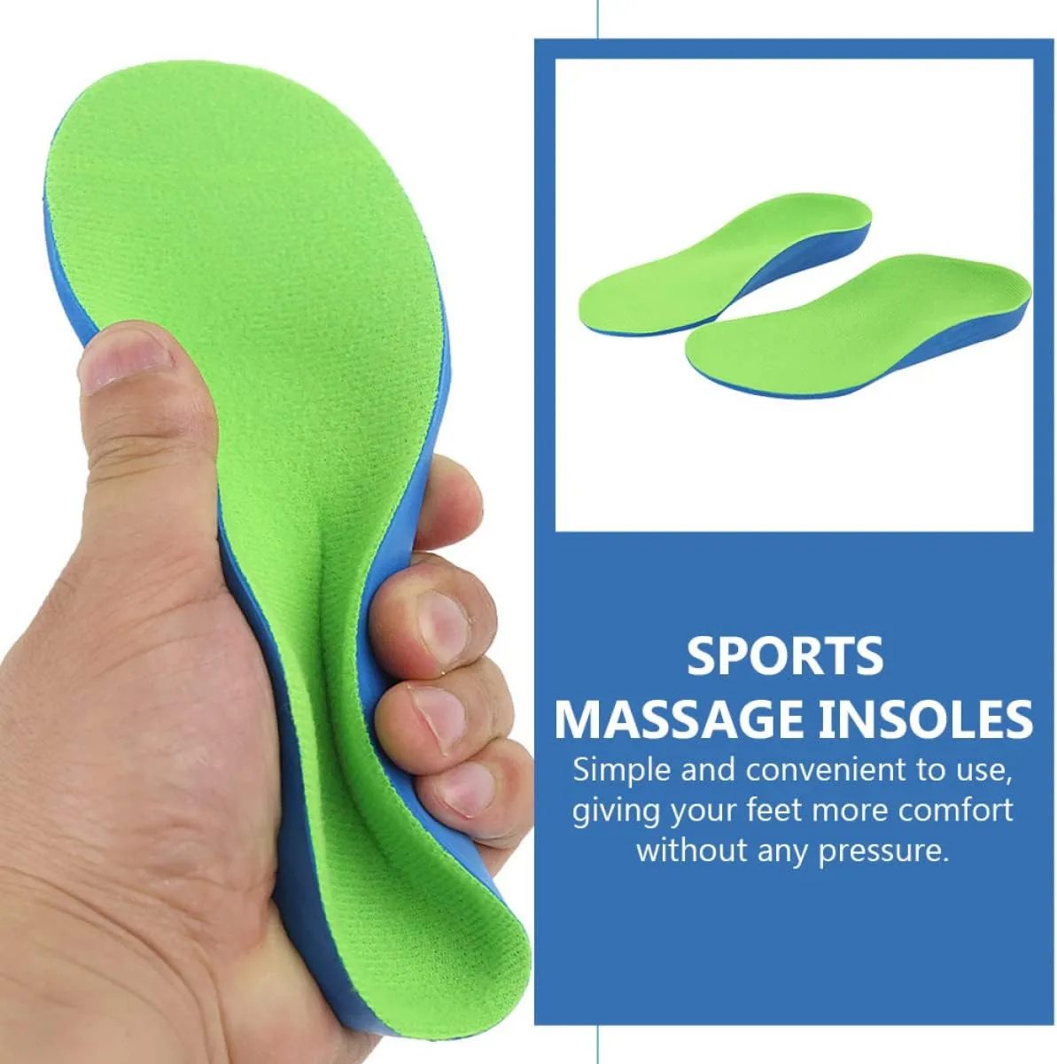 MAGICLULU 1Pair Orthotic Insole for Durable Arch Support Shoe Pad with Advanced Cushioning Ergonomic Design Breathable Material for Comfort and Relief from Foot