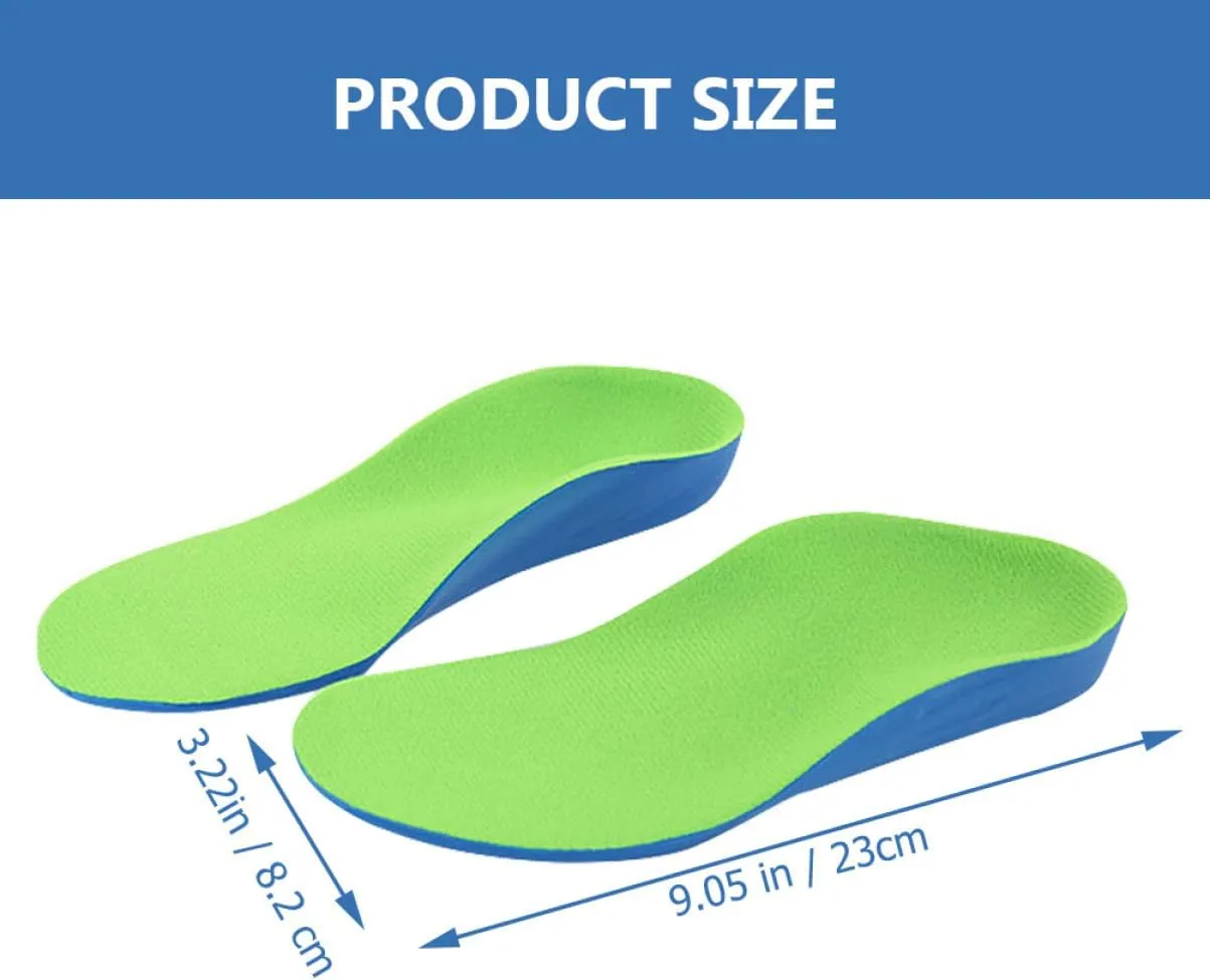 MAGICLULU 1Pair Orthotic Insole for Durable Arch Support Shoe Pad with Advanced Cushioning Ergonomic Design Breathable Material for Comfort and Relief from Foot