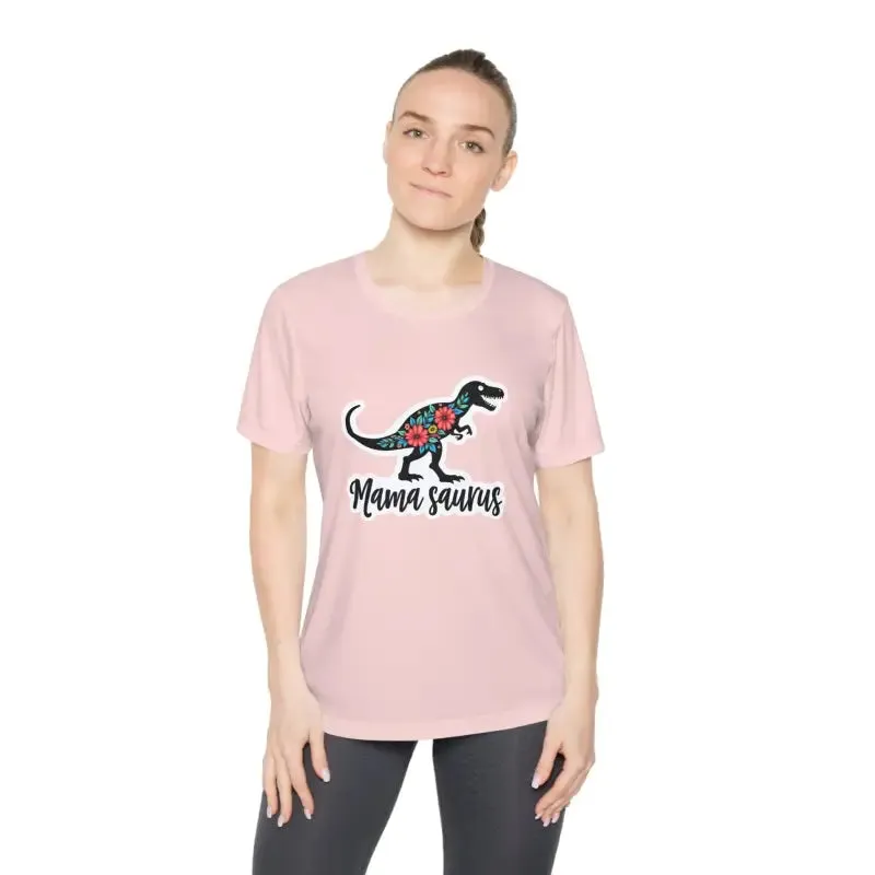 Mama Saurus Rex Style Quick Dry Dinosaur T Shirt for Moms