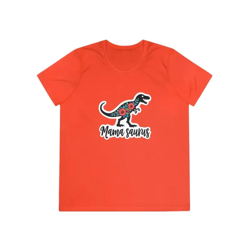 Mama Saurus Rex Style Quick Dry Dinosaur T Shirt for Moms