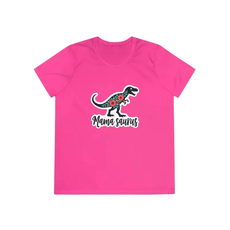 Mama Saurus Rex Style Quick Dry Dinosaur T Shirt for Moms