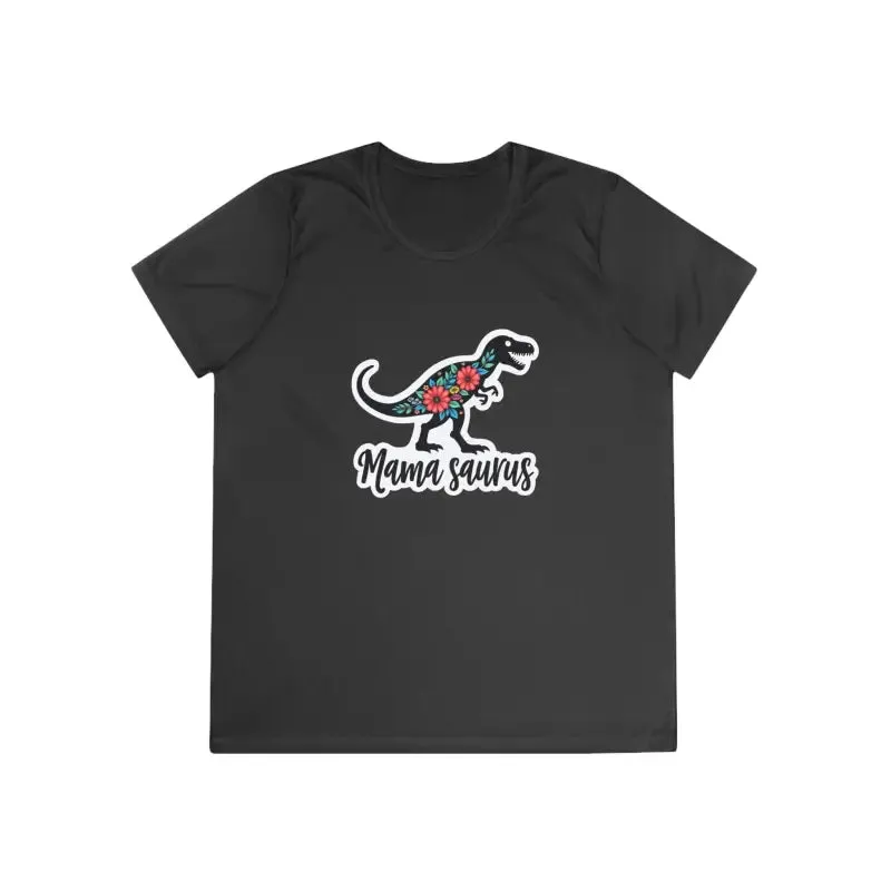 Mama Saurus Rex Style Quick Dry Dinosaur T Shirt for Moms