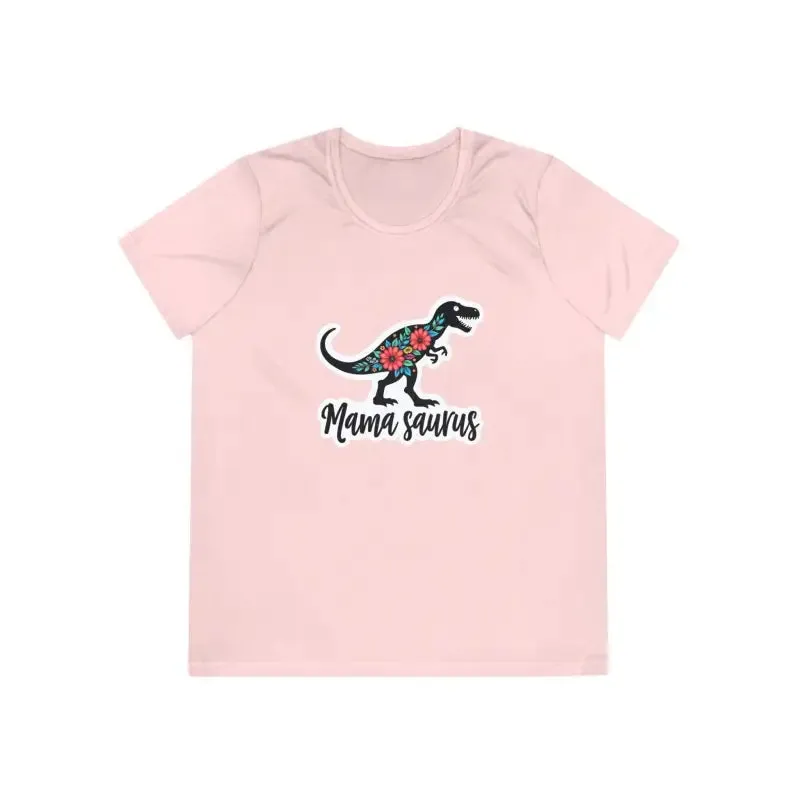 Mama Saurus Rex Style Quick Dry Dinosaur T Shirt for Moms
