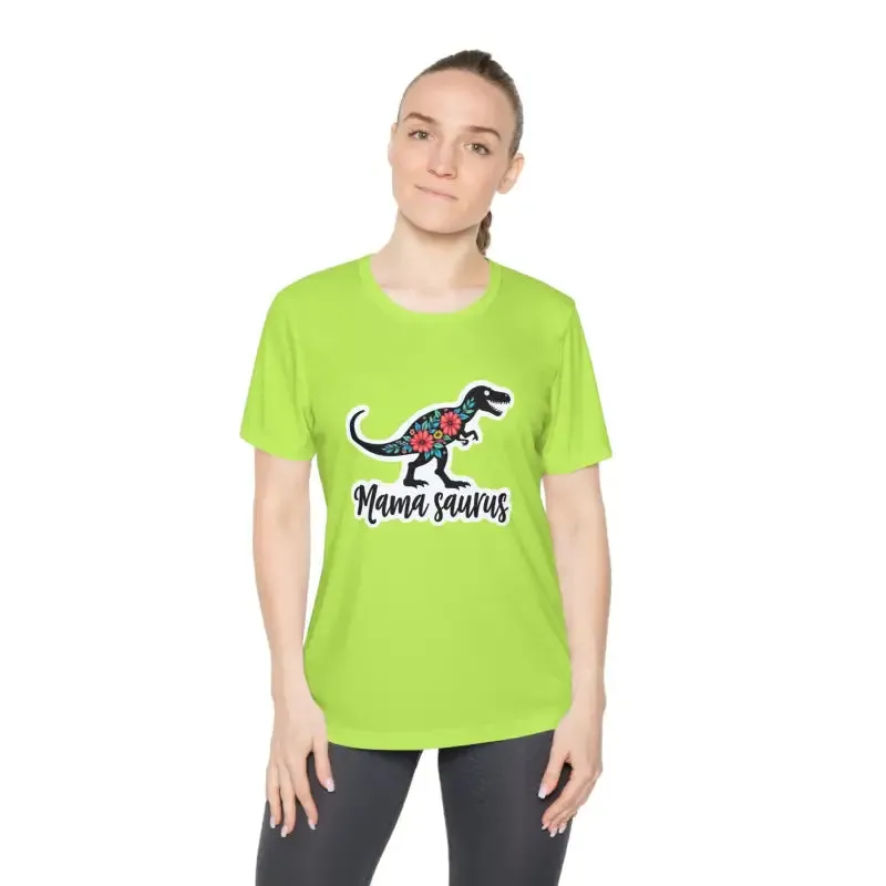 Mama Saurus Rex Style Quick Dry Dinosaur T Shirt for Moms