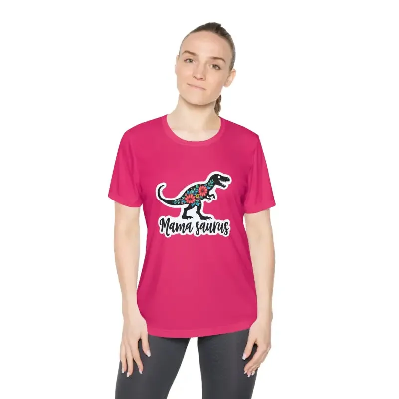 Mama Saurus Rex Style Quick Dry Dinosaur T Shirt for Moms