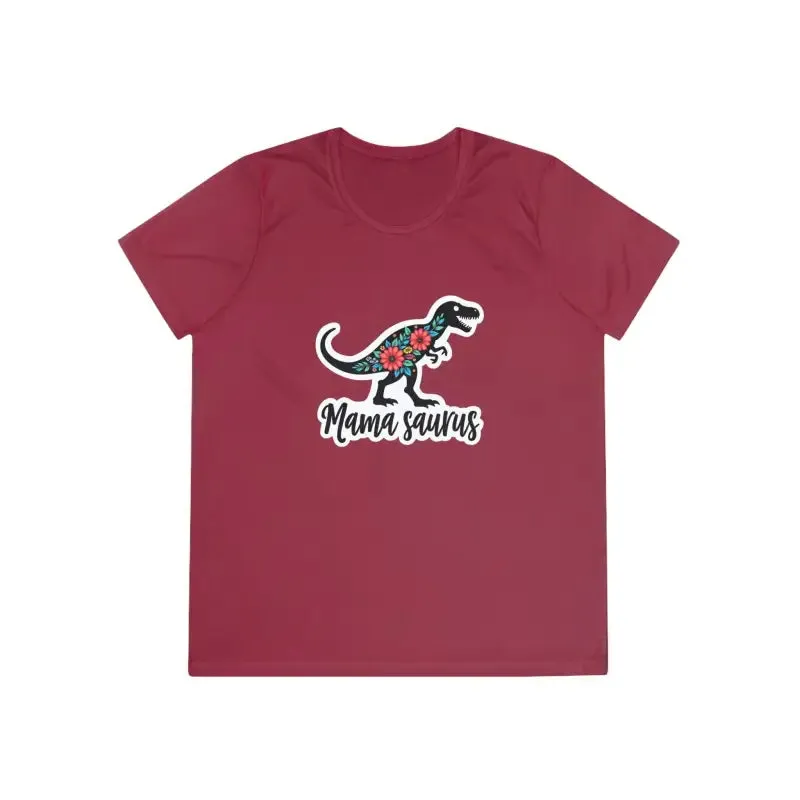 Mama Saurus Rex Style Quick Dry Dinosaur T Shirt for Moms