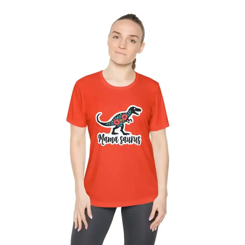 Mama Saurus Rex Style Quick Dry Dinosaur T Shirt for Moms