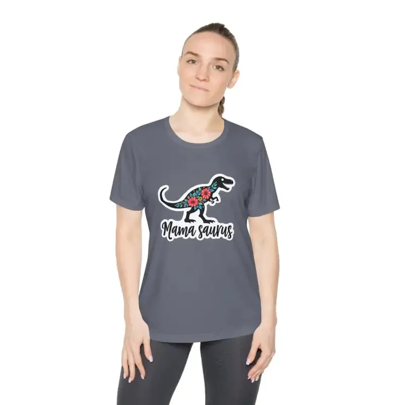 Mama Saurus Rex Style Quick Dry Dinosaur T Shirt for Moms