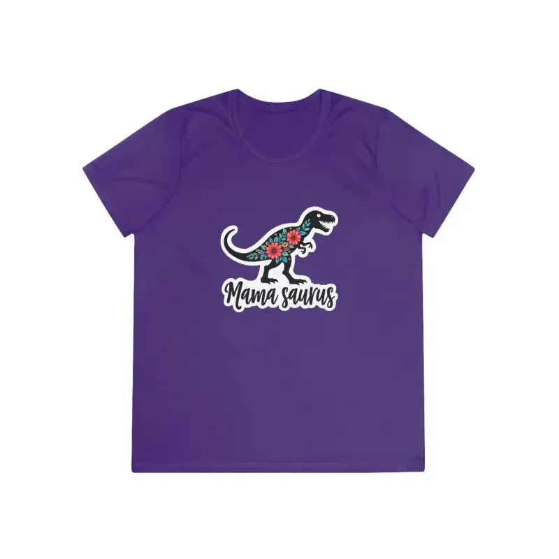 Mama Saurus Rex Style Quick Dry Dinosaur T Shirt for Moms