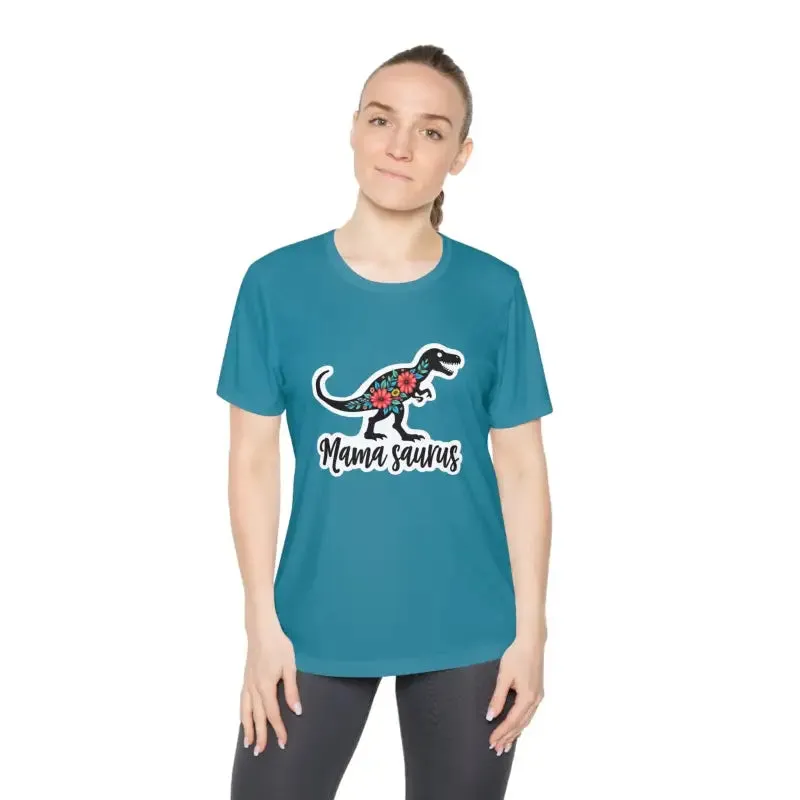 Mama Saurus Rex Style Quick Dry Dinosaur T Shirt for Moms