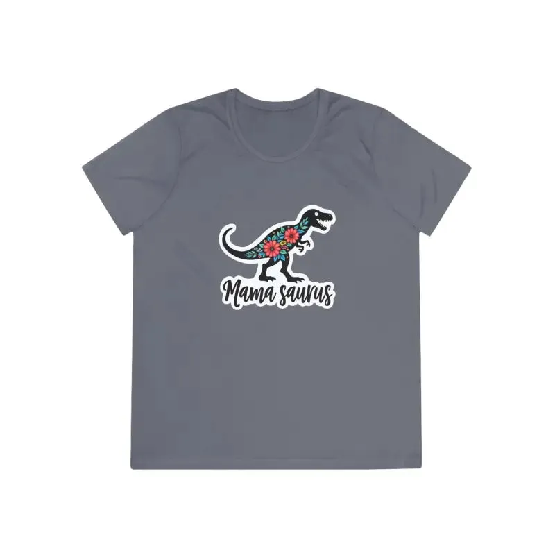 Mama Saurus Rex Style Quick Dry Dinosaur T Shirt for Moms