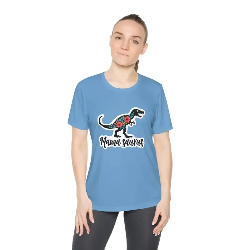 Mama Saurus Rex Style Quick Dry Dinosaur T Shirt for Moms