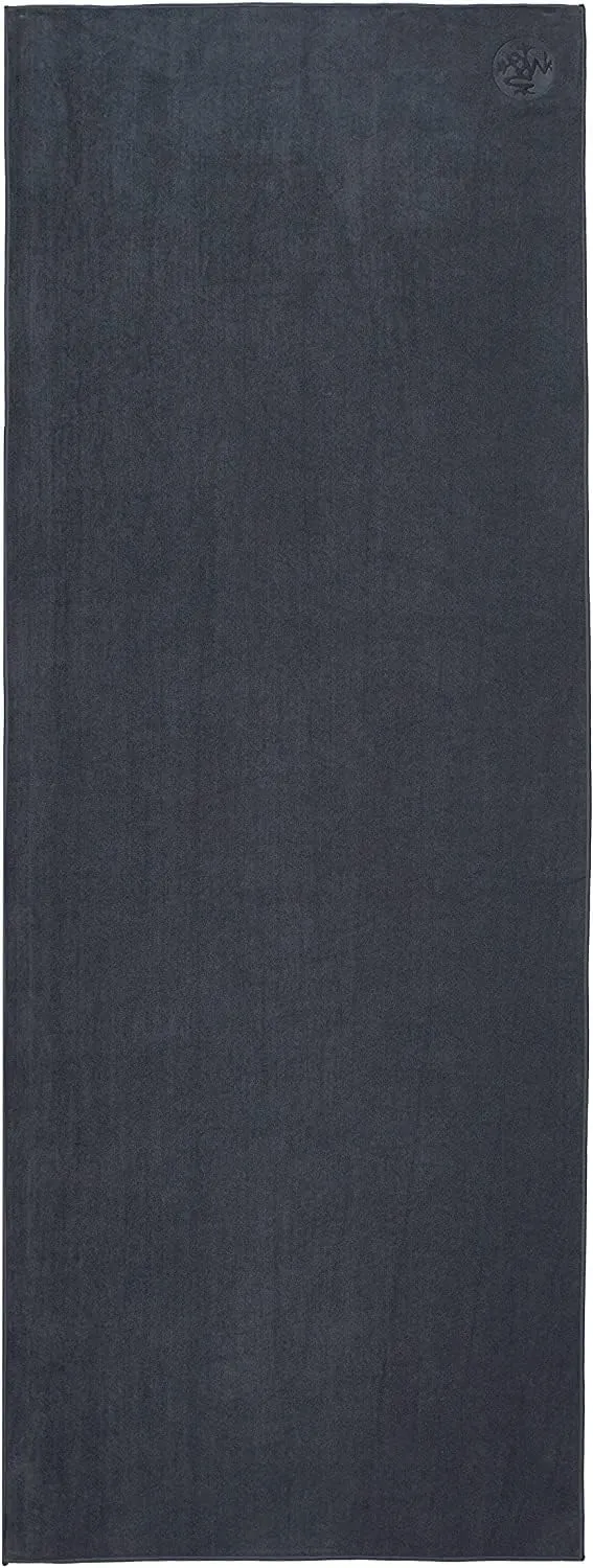 Manduka eQua Yoga Mat Towel - Quick Drying Microfiber, Lightweight, Easy for Travel, Use in Hot Yoga, Vinyasa and Power, 72 Inch (182cm)