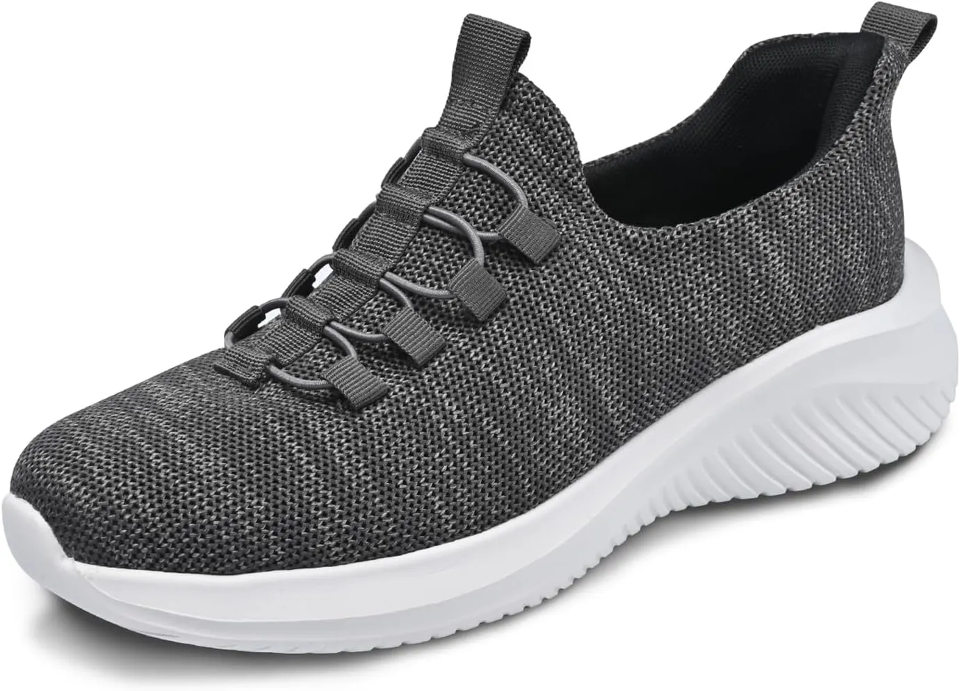 Mans Slip on Loafers Hands Free Casual Shoes Kint Walking Shoes