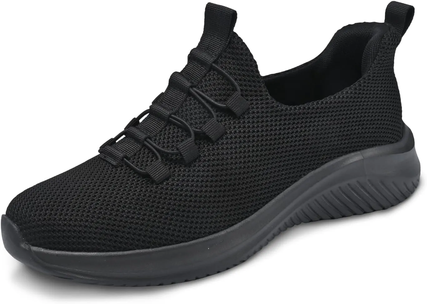 Mans Slip on Loafers Hands Free Casual Shoes Kint Walking Shoes